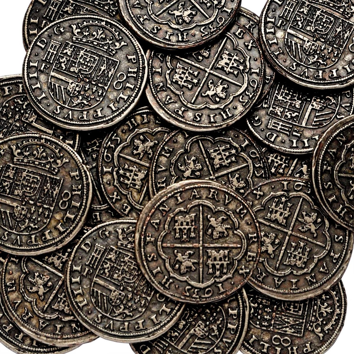 Silver Pieces Of Eight Coin Spanish Armada Coin Pirate Chest One