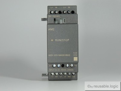 SIEMENS LOGO! AM2, 6ED1 055-1MA00-0BA0, 6ED1055-1MA00-0BA0, Geprüft