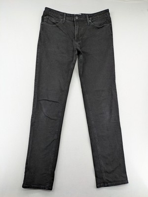 Jack & Jones Herren Clark Regular Fit Jeans W33 L36 Schwarz Denim Stretch Hose