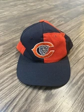 Vintage Drew Pearson Co NFL Chicago Bears Color Block Hat Cap