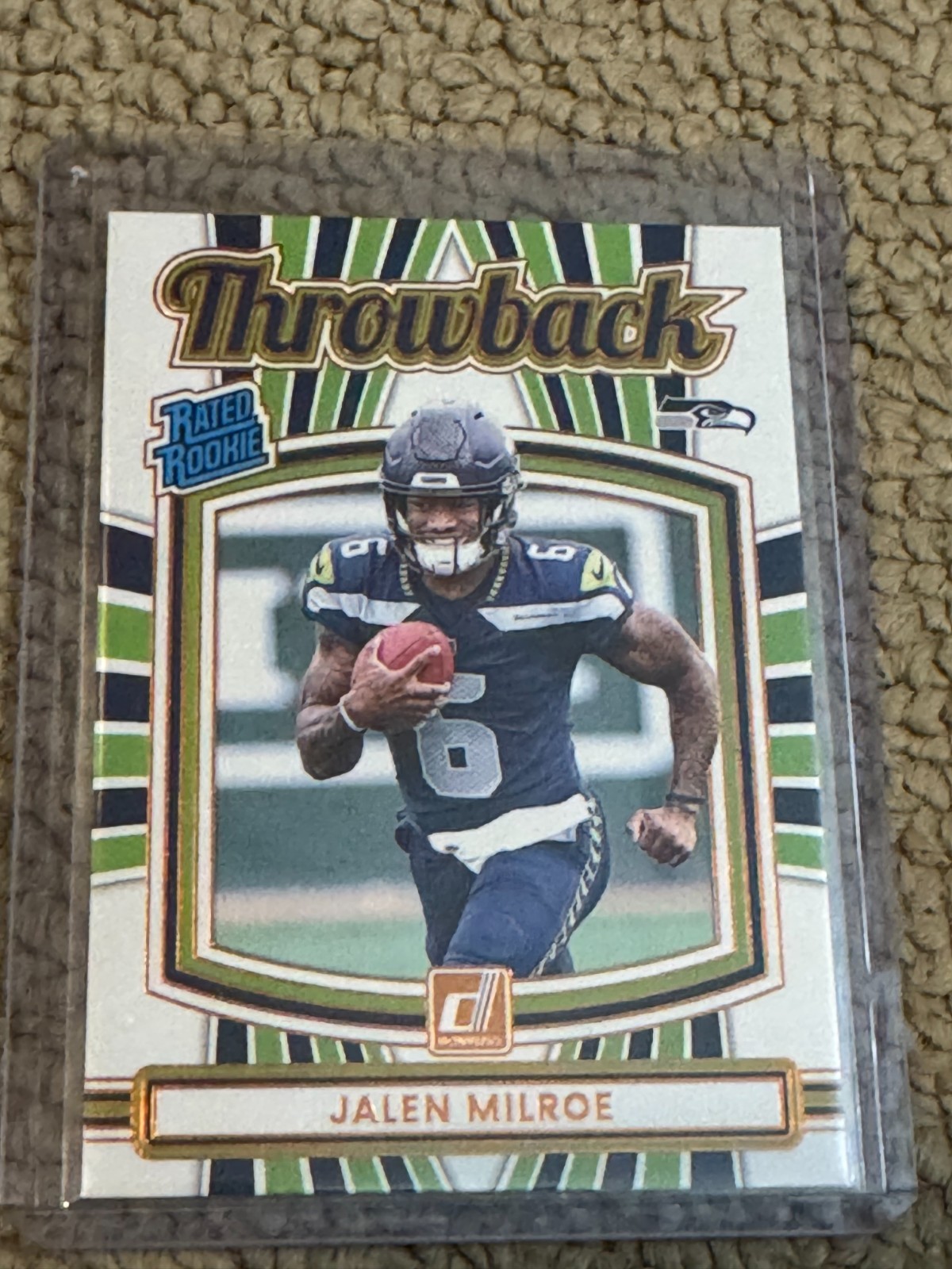 2025 Panini Donruss Rated Rookie Throwback #18 Jalen Milroe
