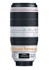 Repair Service on Canon EF 100-400mm F/4.5-5.6L IS II USM lens with warranty