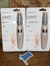 Finishing Touch Flawless Pedi Electronic Tool File and Callus Remover Lot of 2