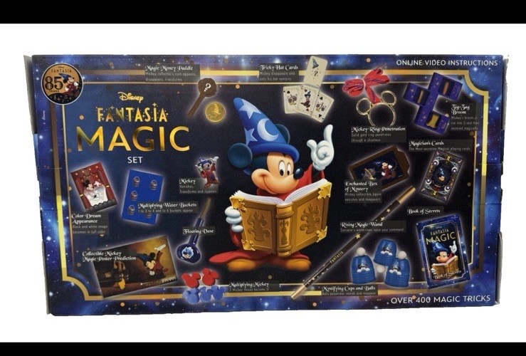 Disney Fantasia Magic Set Mickey Mouse Over 400 Tricks Kids 6+