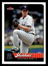 2007 Fleer #127a Chien-Ming Wang Card New York Yankees