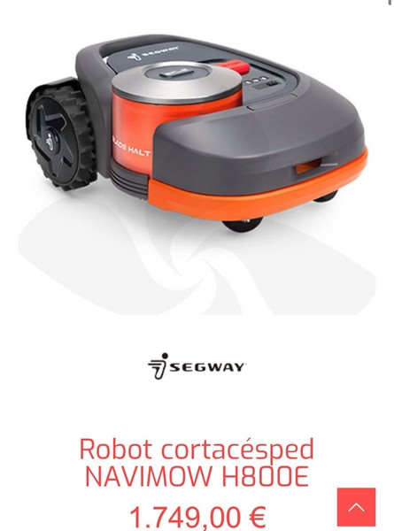 robot cortacésped Segway H-800e