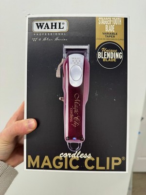 Wahl Magic Clip Cord/Cordless Clipper - Red (8148) (OPEN BOX)