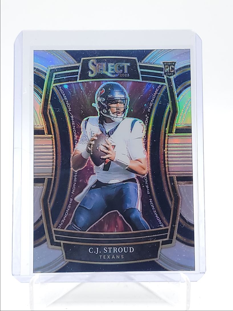 C.J. STROUD 2023 SELECT PHENOMENON ROOKIE SILVER PRIZM TEXANS RC Q3963