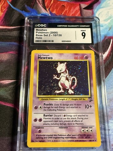 Mewtwo graded CGC 9 for sale on eBay