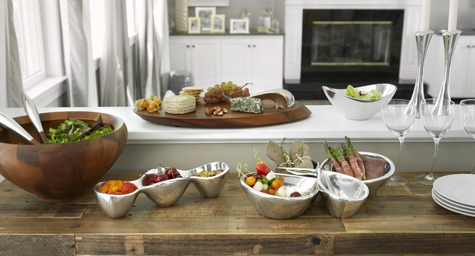 Tabla de queso Swoop con cuchillo | Fabricada en madera de acacia y acero inoxidable | Lar... Foto 4 de 4