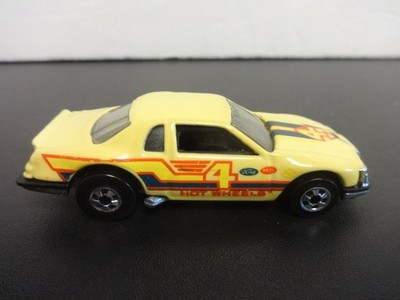 Hot Wheels Yellow Color Racers 1983 Thunderbird / Thunder Burner - Loose & Nice