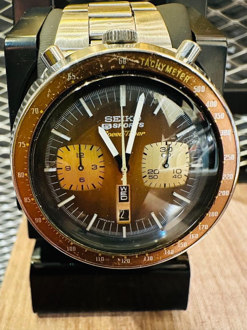 Automatic Speedtimer 1974 Sports Seiko 5 6138-0040 Watch Vintage Overhaul Mens - vintagewatches.pk