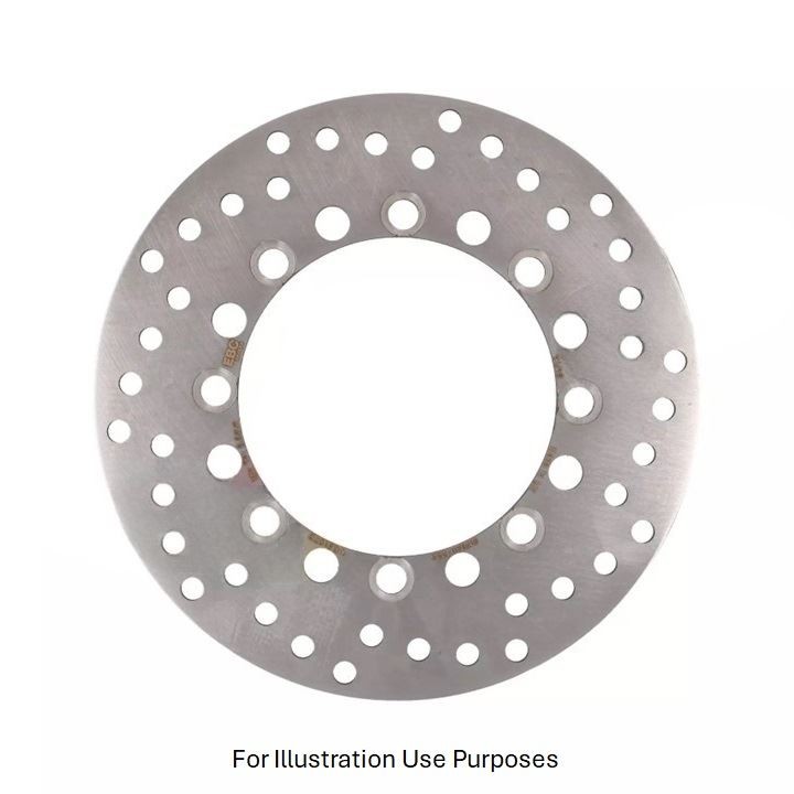 EBC MX/ATV/END Solid Rear Brake Disc RLHS for Kawasaki KL 250 Stockman 2012-2018