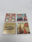 Vintage Style Dr Pepper Ceramic Coasters Set 4:  10 2 4 Logo, Baylor University