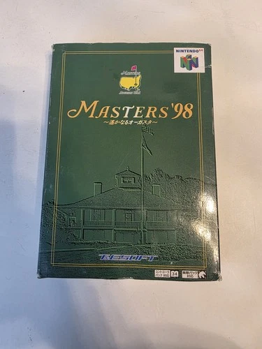 N64 Haruka Naru Augusta Masters '98 Nintendo 64 Japan Import CIB