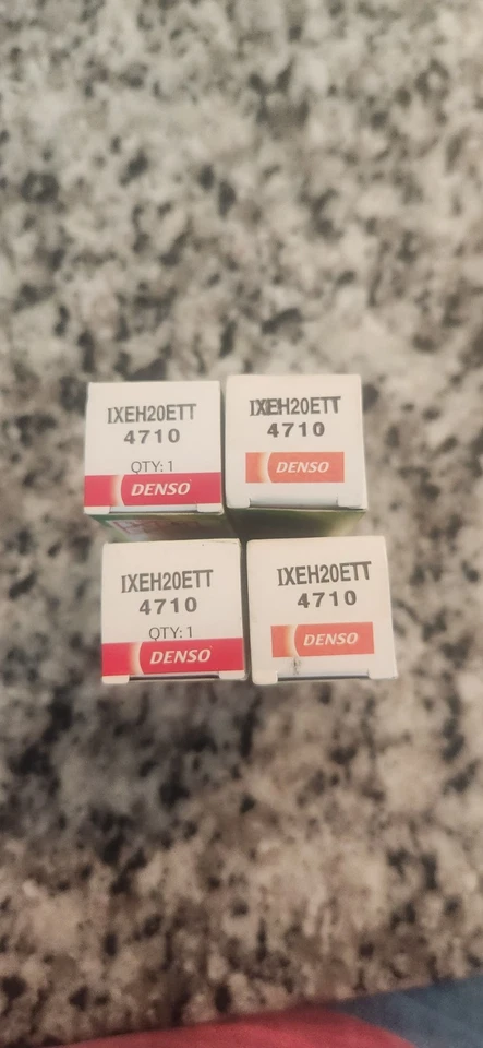 Set of 4 Denso Iridium Spark Plugs IXEH20ETT 4710 Guaranteed Authentic. - Image 2 of 3
