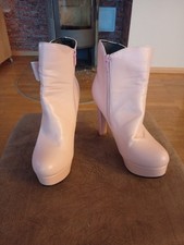 Sexy Leder  Stiefelletten  Gr 43  Farbe Rosa ...