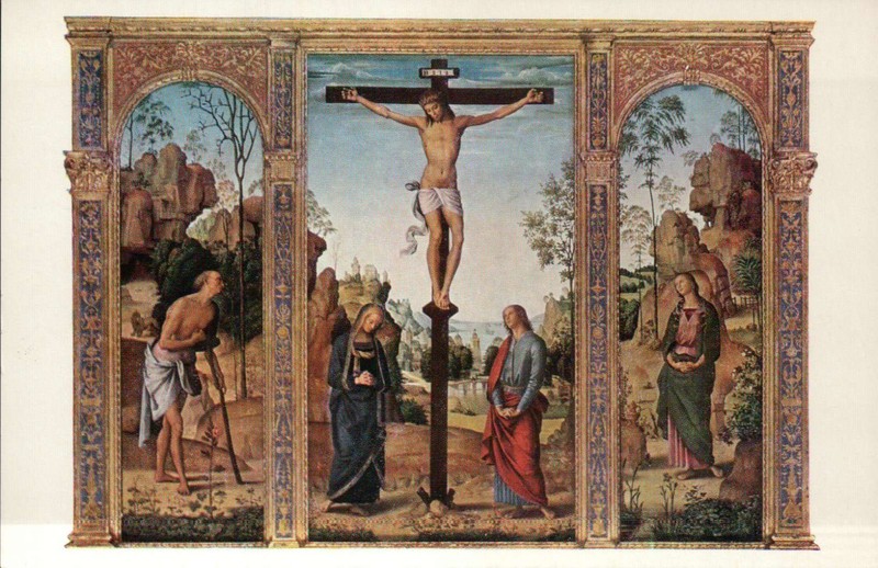 PLEASE READ !! The Crucifixion National Gallery of Art DC - Old Vintage Postcard