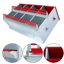 Chicken Nesting Boxes 8 Compartment Metal Poultry Nest Box Wall Mount For Hens