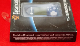 Sega Dreamcast Visual Memory Unit VMU Blue New With Wear MK50121