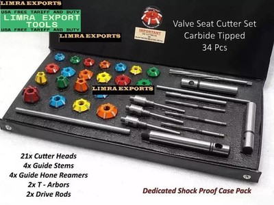 Racer3angle-Valve-Job-SeatCutter-Kit-CarbideTipped-Heads-30-45-60-Degrees BEST