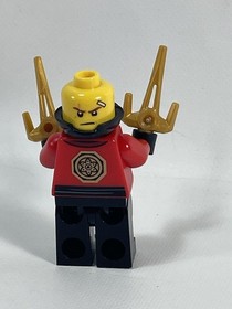 Lego Ninjago Movie Minifigure Kai Fire Mech Driver Sais Weapons  70615