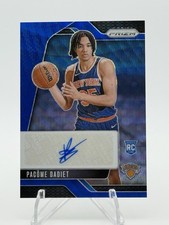 2024-25 Prizm Rookie Sigs Pacome Dadiet #RSI-PDK Blue Wave RC Auto COLOR MATCH