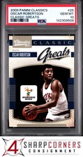 2009 PANINI CLASSICS CLASSIC GREATS #25 OSCAR ROBERTSON HOF POP 3 PSA 10