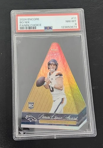 2024 Encore Bo Nix Panini Choice Psa 8