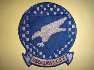 Vietnamkrieg USMC Marine Allwetter Angriffsgeschwader VMA(AW)-533 THE HAWK Patch