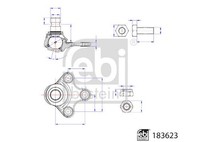 Febi Bilstein Trag-/FüHrungsgelenk 183623 FüR CitroËN Opel Peugeot
