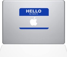 Decal Guru Name Tag MacBook Decal Vinyl Sticker 13 MacBook Pro