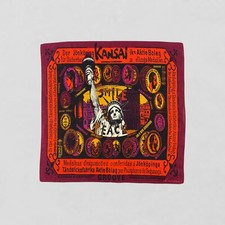 Vintage Kansai Yamamoto Handkerchief Neckerchief Bandana Pocket Square