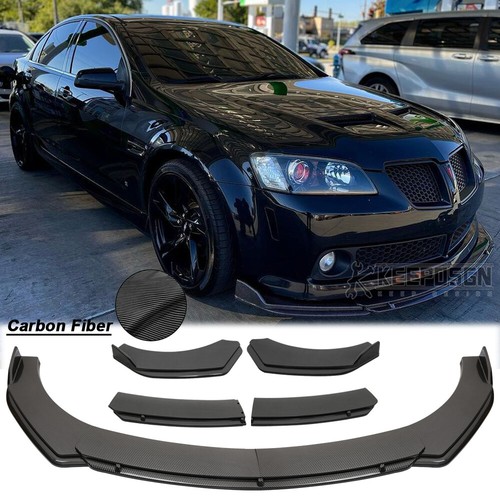 For Pontiac G8 GT GTO Front Bumper Lip Splitter Spoiler Body Kit CARBON