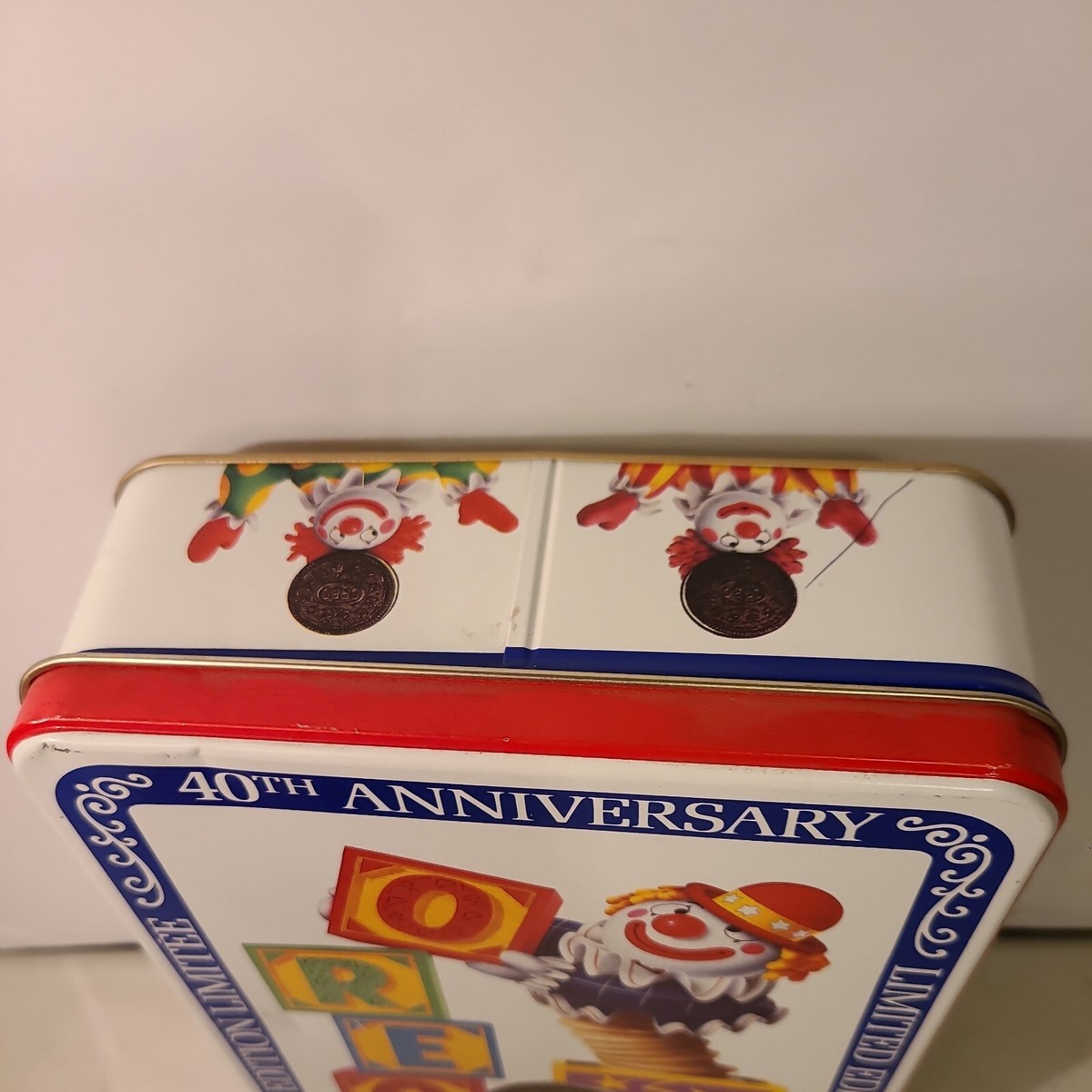OREO 40th Anniversary Cookie Can VINTAGE Limited Edition: Display