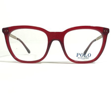 Polo Ralph Lauren Eyeglasses Frames PH 2170 5458 Red Gold Cat Eye 51-18-145