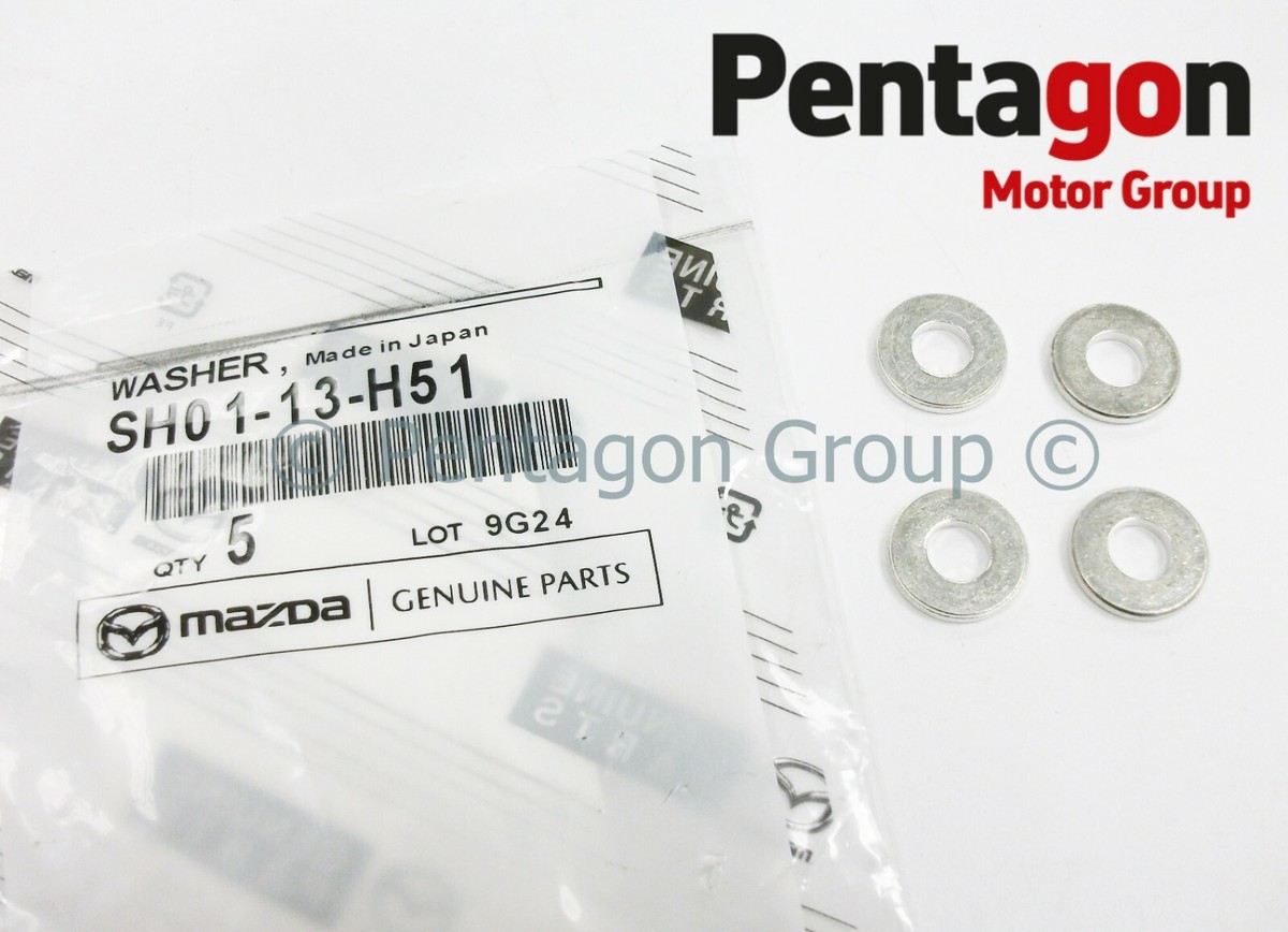 New Genuine Mazda 2.0 2.2 Diesel x4 Fuel Injector Washers