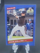 2020 Zack Collins Black Ball Back Variation Rookie Rc Panini Donruss Retro