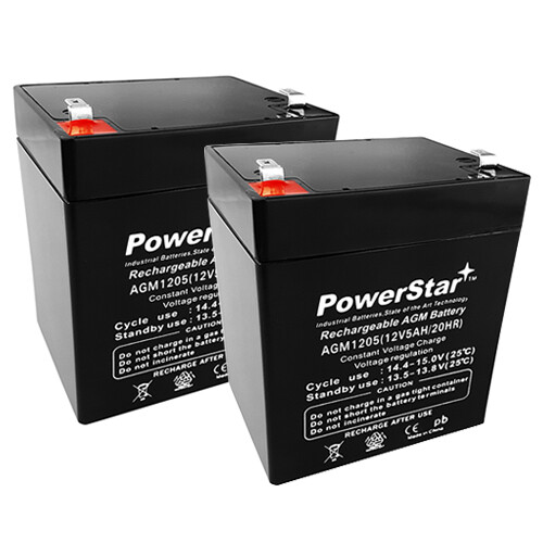 12V 5AH SLA Battery Replacement for Razor PowerRider 360 Ele