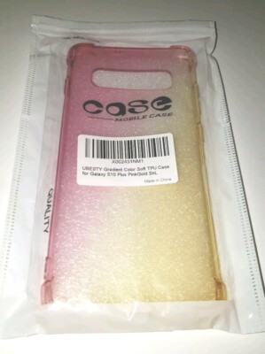 Gradient pink/gold Phone Case Cover for Samsung Galaxy S10 PLUS TPU