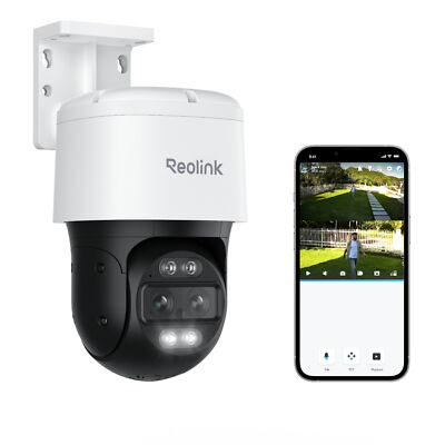 Reolink 8MP 4K PTZ PoE Überwachungskamera Auße 355°/90° Schwenkbar Auto-Tracking