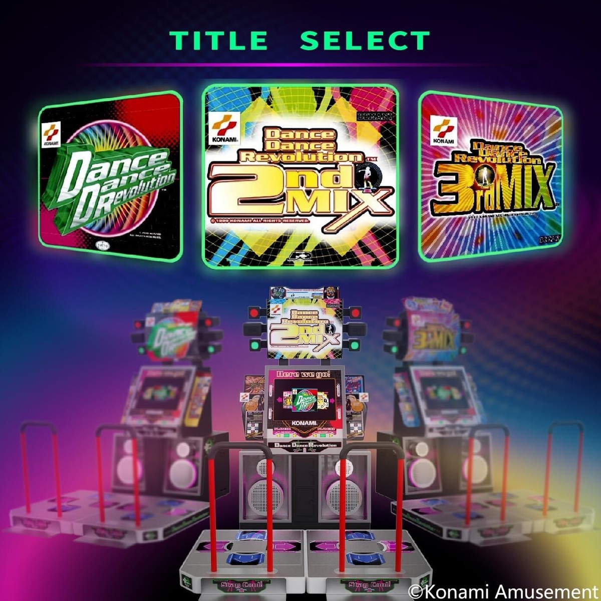 KONAMI licensed DanceDanceRevolution Classic Mini Mini Dance Game