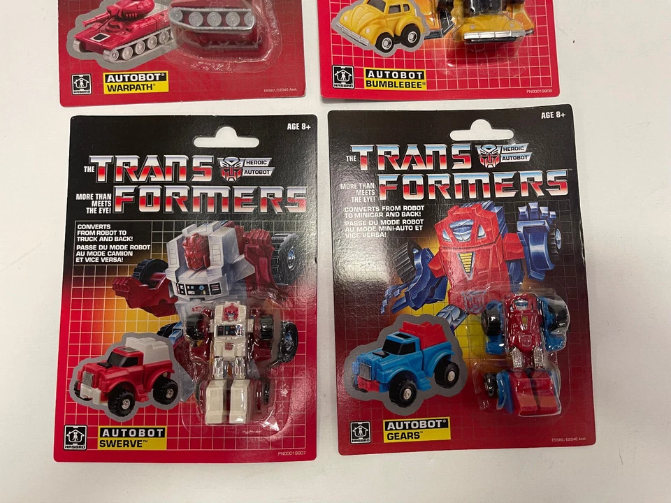 Hasbro Set of 4 Transformers G1 Mini Autobots Reissues with Bumblebee Figure New - Image 3 of 4