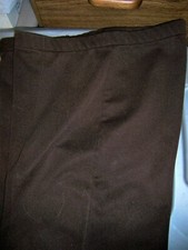 SEARS Made in USA Brown Polyester Pull on style Pants - SIZE 34