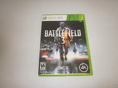 BATTLEFIELD 3 XBOX 360 PRE-OWNED, WITH CASE, 2 DISCS