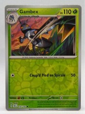 Carte Pokemon Gambex 016/142 Holo Reverse EV7 Couronne Stellaire SCR Fr NEUF