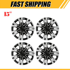15 Set Of 4 Wheel Covers Snap On Hubcaps Full Hub Caps Fit R15 Tire Steel Rim