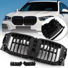 Gloss Black Front Radiator Air Grille Shutter For 2019-23 BMW G05 X5 51749465525
