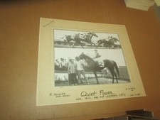 1959 Winners Circle Horse Racing Photo Waterf...