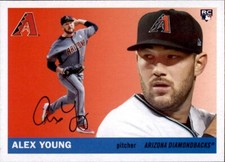 2020 Topps Archives ALEX YOUNG 1955 Style Base Card Diamondbacks RC #61